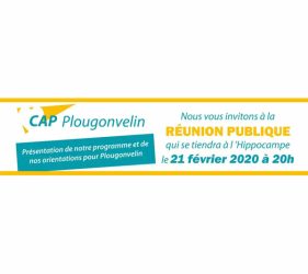 #Presse : Réunion publique de la liste Cap Plougonvelin vendredi 21 février à l’hippocampe