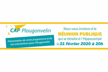 #Presse : Réunion publique de la liste Cap Plougonvelin vendredi 21 février à l&rsquo;hippocampe