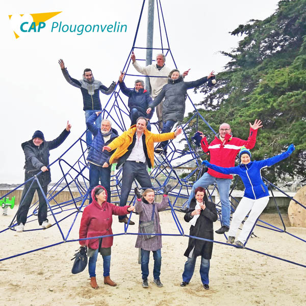 photo structure plage cap plougonvelin