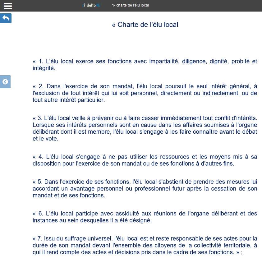 charte de l'élu local