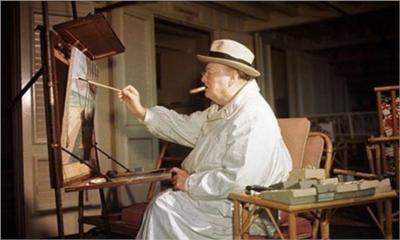 wiston churchill peintre