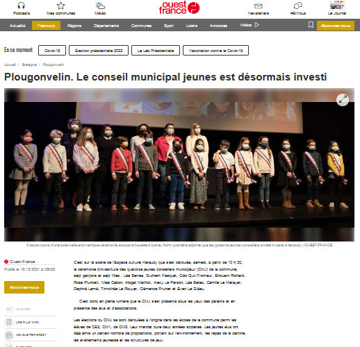 conseil municipal jeune