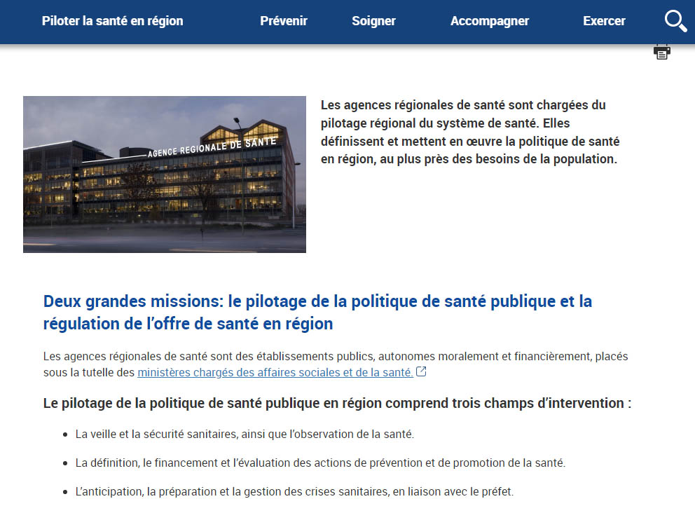 missions de l'ARS