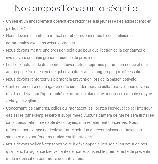 programme sécurité 2020