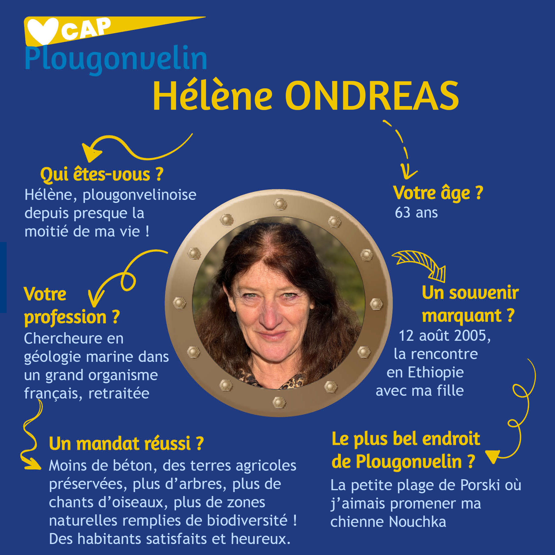 Profession de foi : Hélène Ondréas