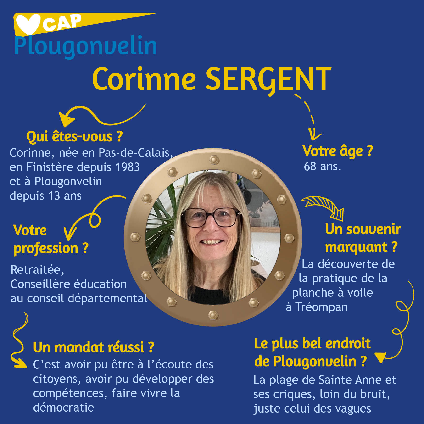 Profession de foi : Corinne Sergent