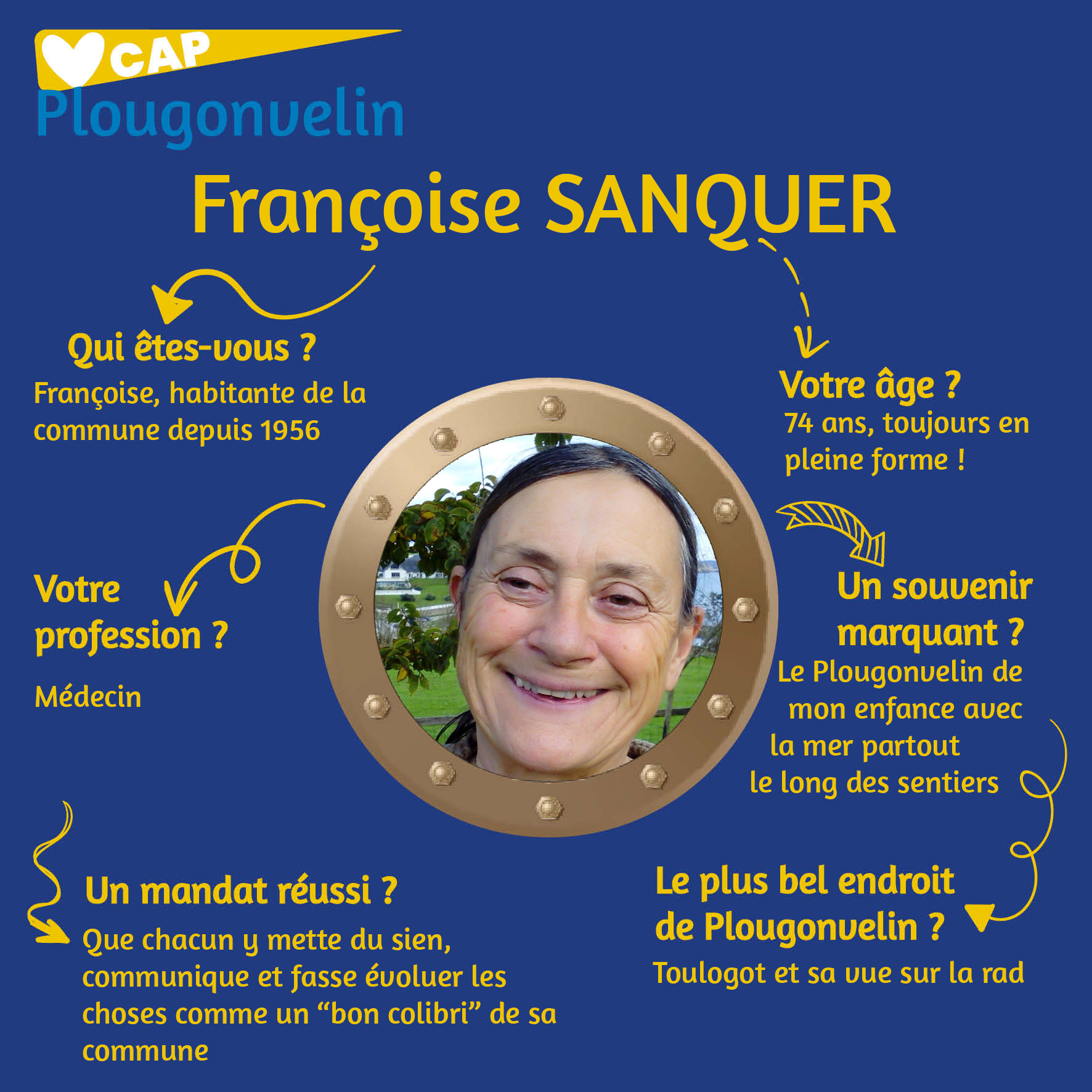 Profession de foi : Françoise Sanquer