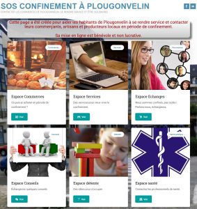 L'ancien site SOS Plougonvelin