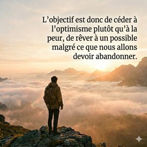 céder à l'optimisme