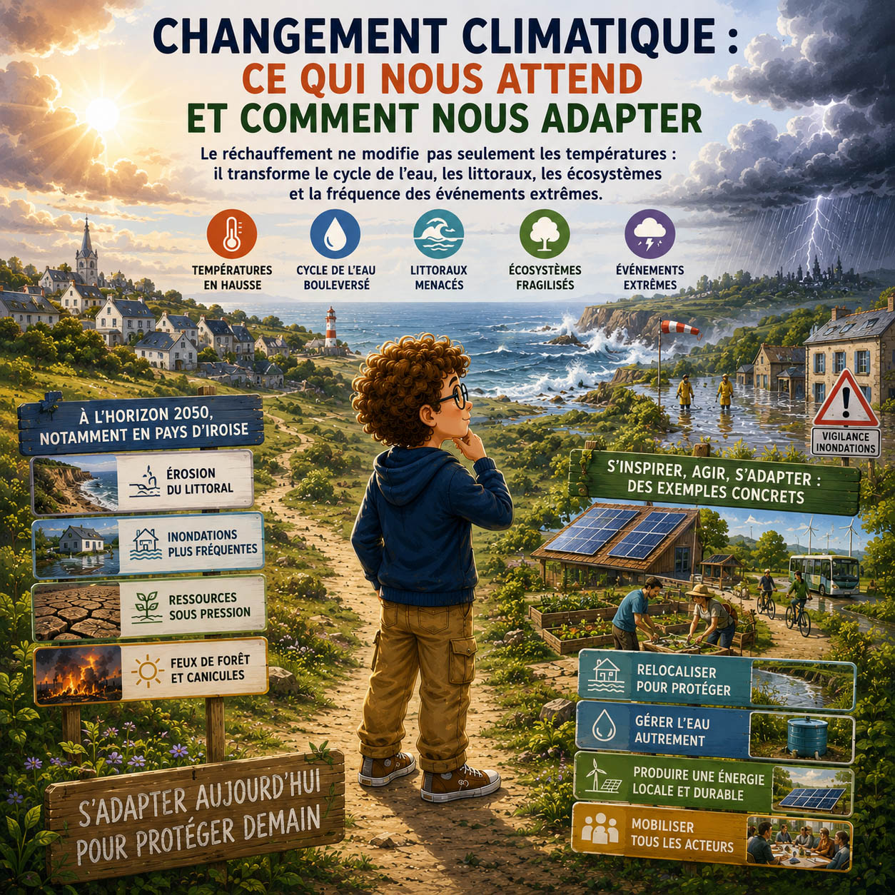 Changement climatique : ce qui nous attend et comment nous adapter