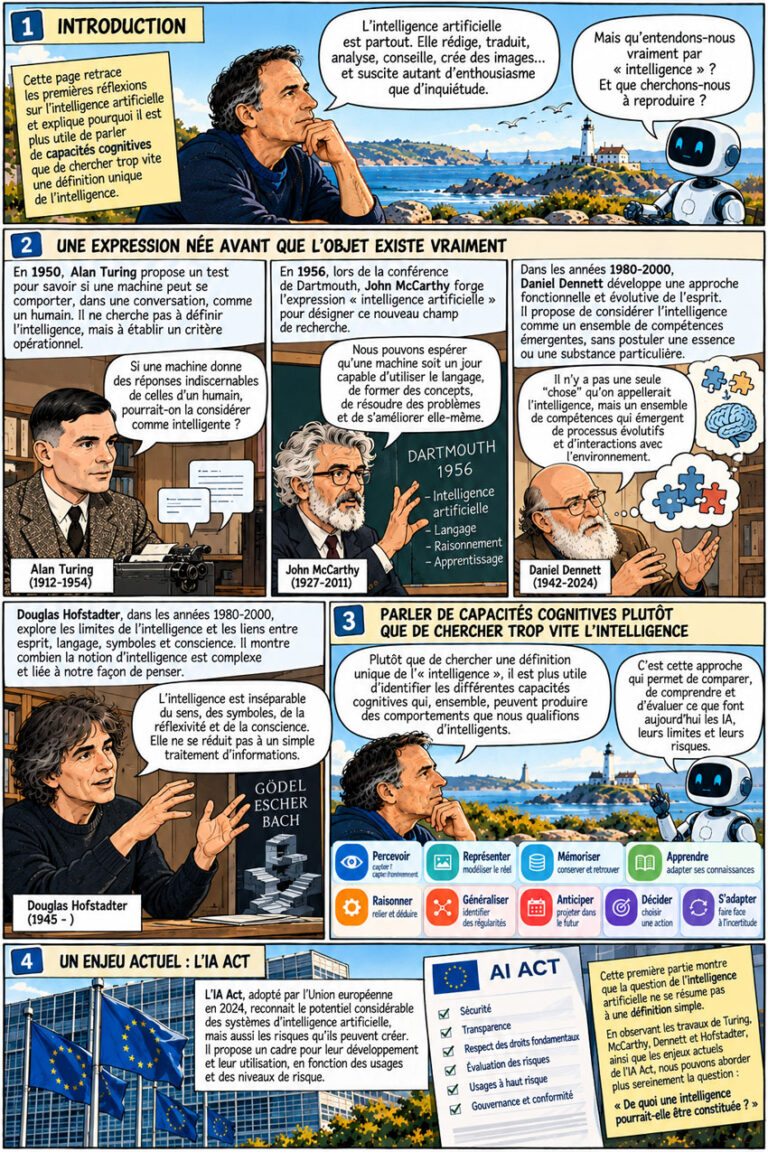 BD sur l'intelligence artificielle, Turing, McCarthy et les capacités cognitives