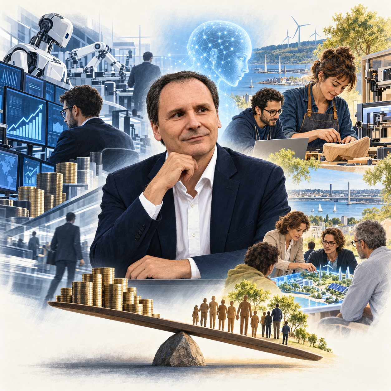 IA, emploi et capital : de la course à la productivité à un nouveau contrat social