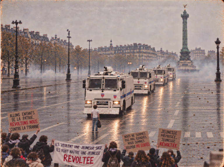 image inspirée par la photo de l'étudiant à Tien An Men