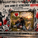 image des manifestations de 2026 inspirée par banksy